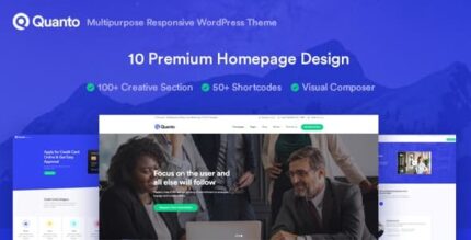 Quanto – Tema WordPress Responsivo para Negócios