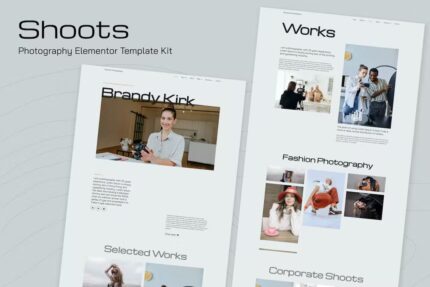 Shoots – Template Kits do Photography Elementor