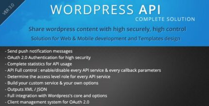 Solução completa da API SMIO Wordpress