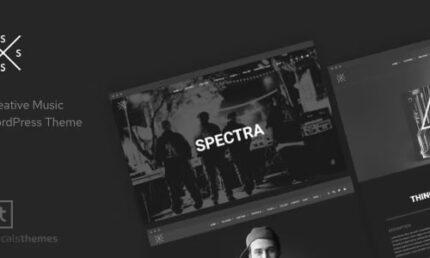 Spectra – Tema de música para WordPress