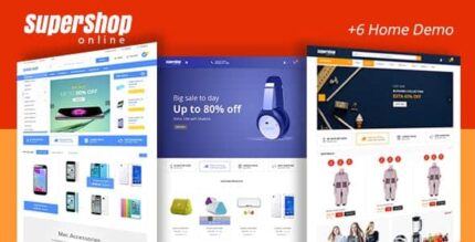 Super Shop – Tema WordPress WooCommerce responsivo RTL da loja de mercado