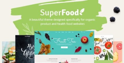 Superalimento – Tema de Produtos de Alimentos Orgânicos