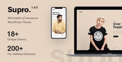 Supro – Tema minimalista AJAX WooCommerce WordPress
