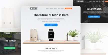 Tema WordPress de página de destino de produto único – Proland