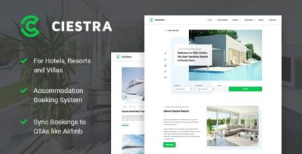 Tema WordPress de reserva de hotel – Ciestra