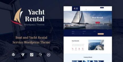 Tema WordPress de Serviço de Aluguel de Iates e Barcos