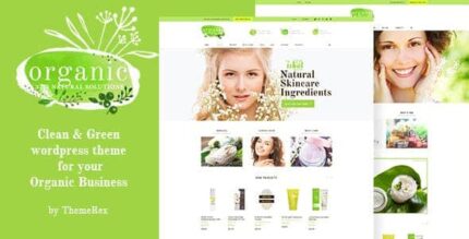 Tema WordPress para Loja de Beleza Orgânica e Cosméticos Naturais