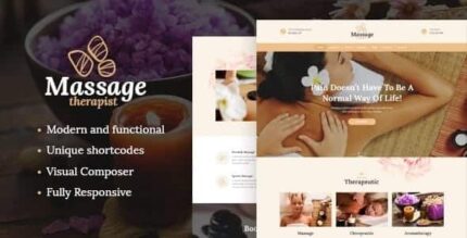 Tema WordPress para massoterapeuta e salão de spa