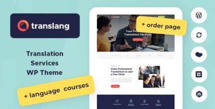 Tradução | Serviços de tradução e cursos de idiomas Tema WordPress
