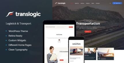 Translógico | Tema WordPress de Logística e Transporte de Embarques