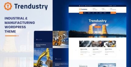 Trendustry – Tema WordPress Industrial & Manufatura