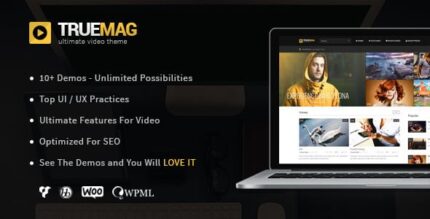 True Mag – Tema WordPress para Vídeo e Revista