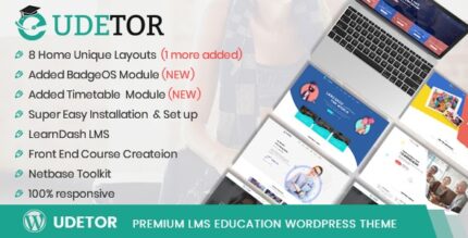 Udetor – Tema WordPress de Educação LMS