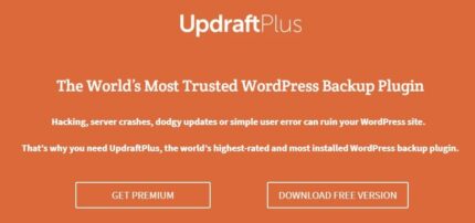 UpdraftPlus – Plug-in de backup premium