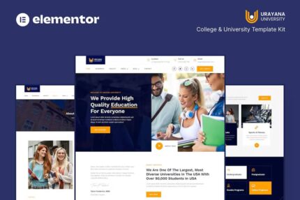 Urayana – Template Kit para universitários e faculdades