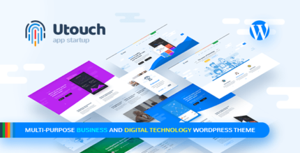 Utouch – Tema WordPress de negócios e tecnologia digital multiuso