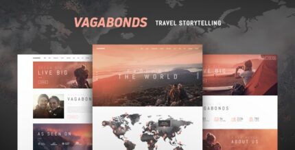 Vagabundos | Tema WordPress para blog pessoal de viagens e estilo de vida