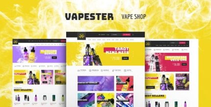 Vapester | Tema Criativo para Loja de Cigarros e Vape Shop WooCommerce