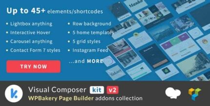 VCKit – coleção de complementos do WPBakery Page Builder
