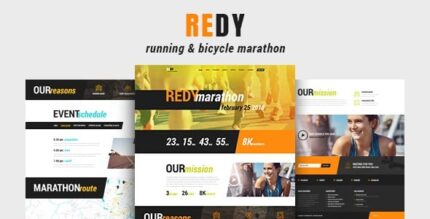 Vermelho | Tema WordPress de Maratona e Esportes de Corrida