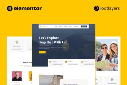 Viajel – Template Kit de site completo Elementor Pro para agência de viagens