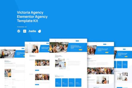 Victoria – Template Kit de elemento de agência e negócios