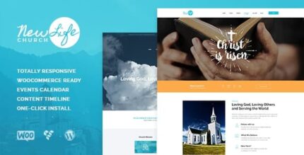 Vida Nova | Tema WordPress Igreja e Religião
