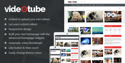 VideoTube – um tema de WordPress de vídeo responsivo