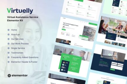 Virtually – Virtual Assistant Service Elementor Template Kit