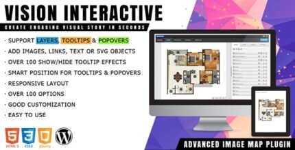 Vision Interactive – Construtor de mapas de imagens para WordPress