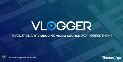 Vlogger: Tema WordPress de vídeos e tutoriais profissionais