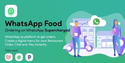 WhatsApp Food – SaaS WhatsApp Ordering + Addons