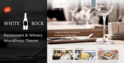 White Rock – Tema de Restaurante e Vinícola
