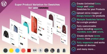WooCommerce – Amostras de variação de superproduto