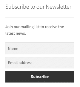 Woocommerce – Assinatura de Newsletter