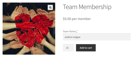 WooCommerce – equipes para assinaturas