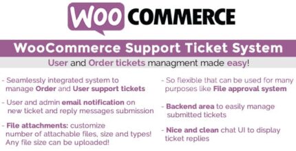 WooCommerce – Sistema de tíquete de suporte
