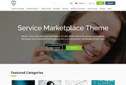 WPjobster – Tema WordPress do Service Marketplace + Addons